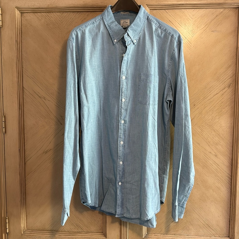 Mens J Crew Classic Casual Long Sleeve - XL